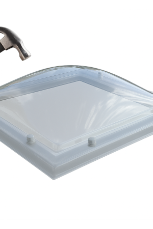 Weekendaanbieding Lichtkoepel 60x60cm PC bolvormig 3-wandig helder